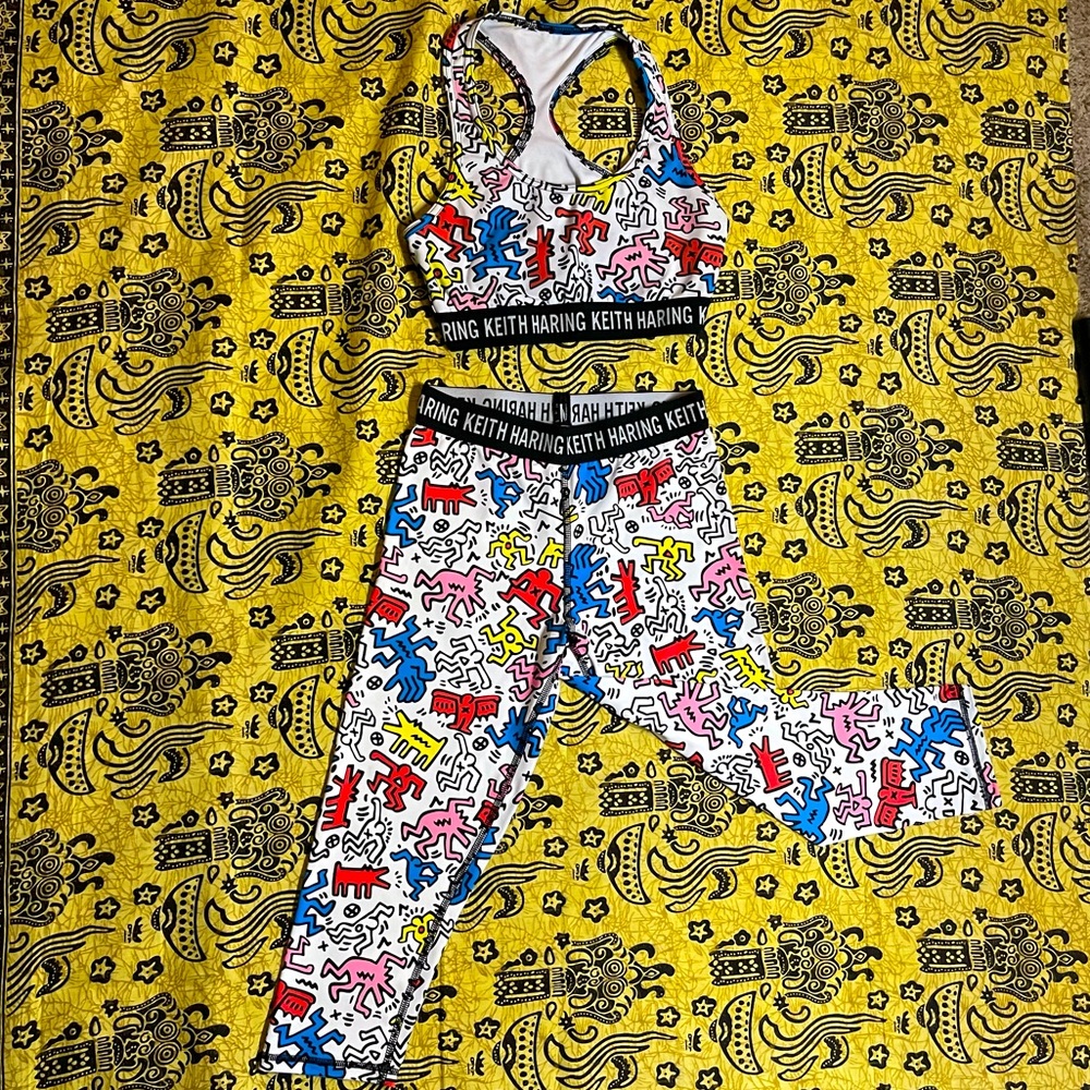 Forever 21 Keith Haring Athletic Wear Set